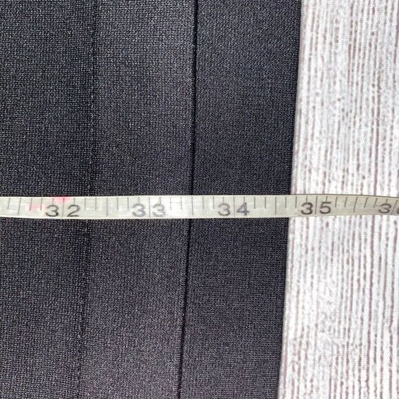 Max and Cleo midi bodycon layered dress w/cap sleeves black sz 10 - Picture 10 of 12